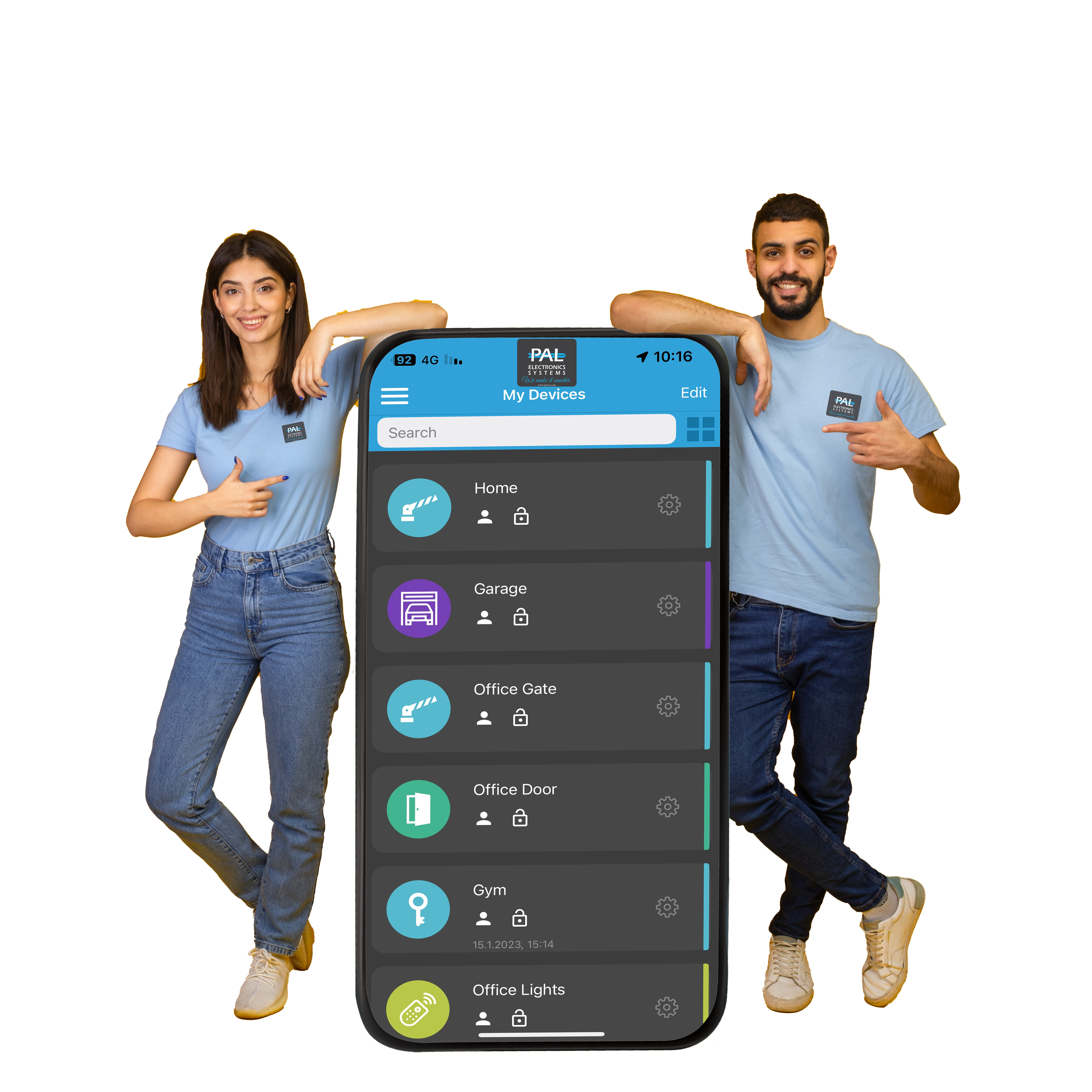 בקר סלולרי חכם לפתיחת שערים PALGATE SPIDER B