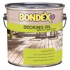 שמן מגן דוחה מים לצביעה והגנה של דקים מעץ בונדקס בגוון שקוף 5 ליטר BONDEX