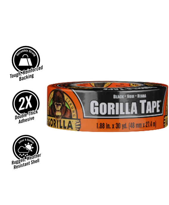 סרט הדבקה/חבלה גורילה סופר חזק בגוונים שונים 48 מ”מ * 27.4 מטר Gorilla Glue