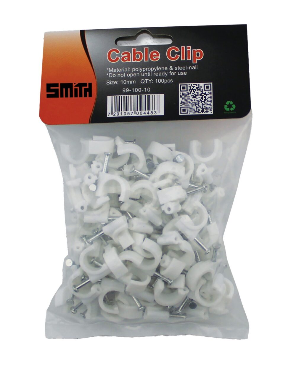 קליפס לכבל חשמל במידות שונות