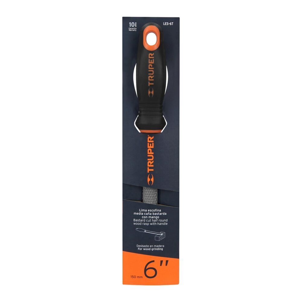 פצירה חצי עגולה לעץ “6 TRUPER