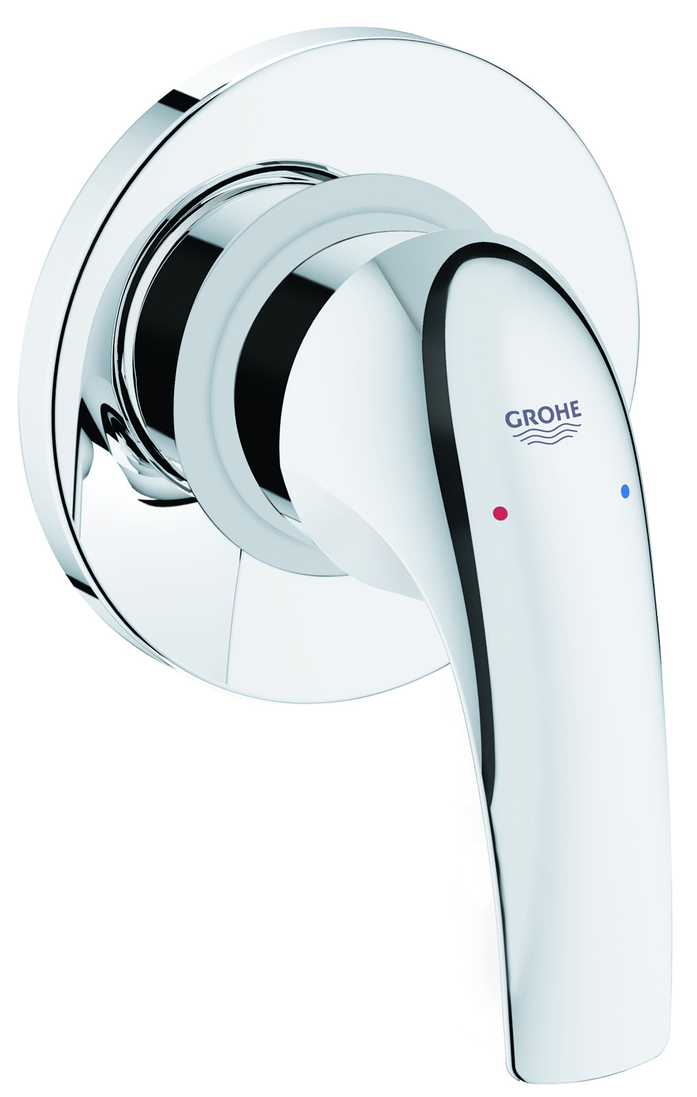 גרואה אינטרפוץ 3 דרך עגול כרום ניקל GROHE BAUCURVE