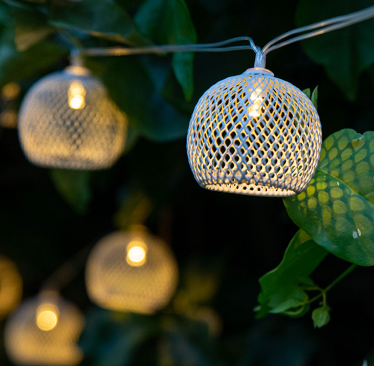 סולארי – שרשרת 10 כדורי רשת