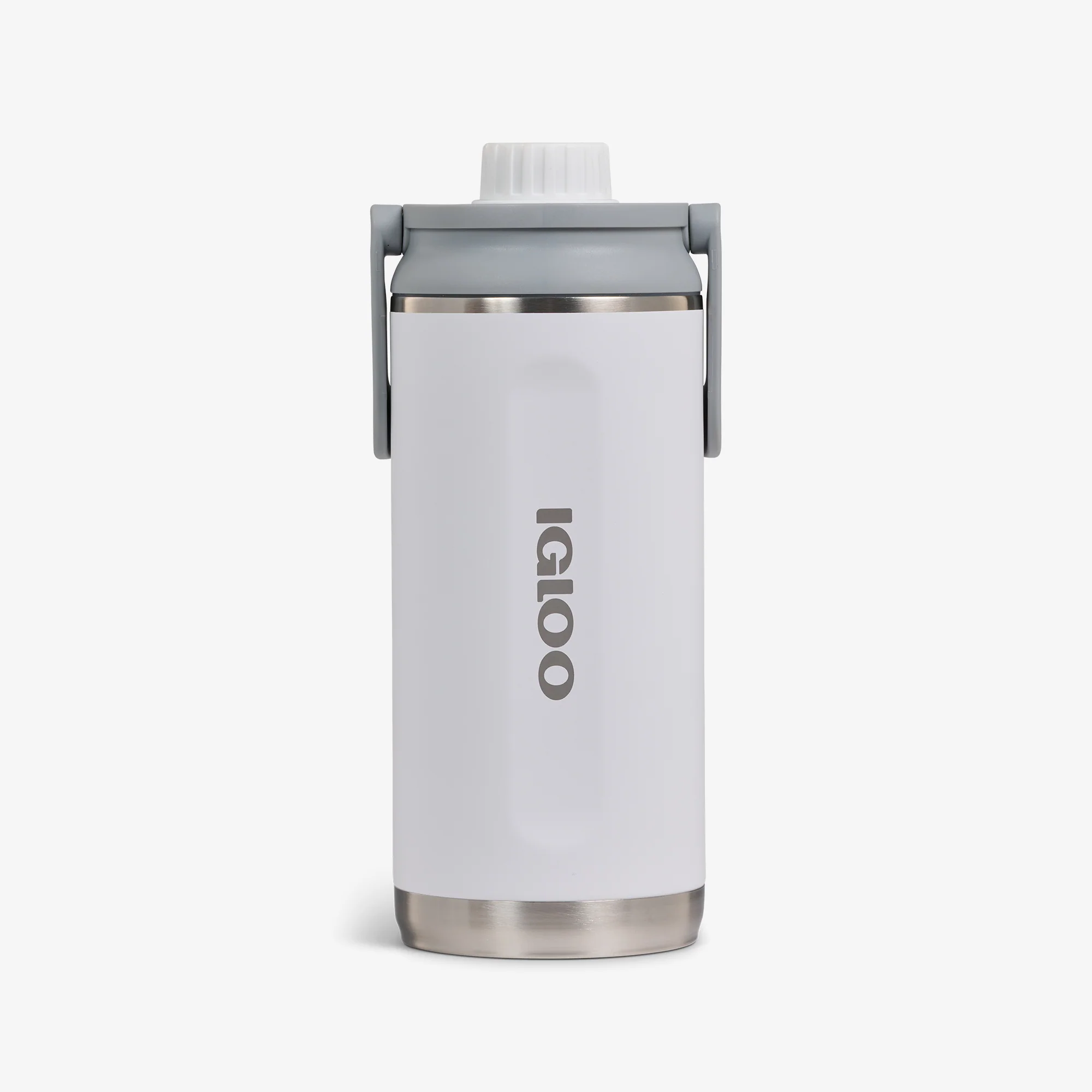 בקבוק תרמי נירוסטה 1 ליטר – שומר קור עד 48 שעות - לבן Igloo